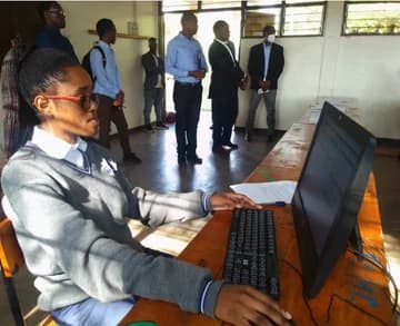 Practical exam session